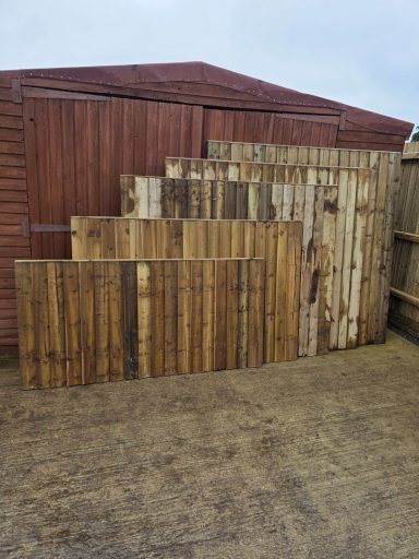 Fence panels Green treated